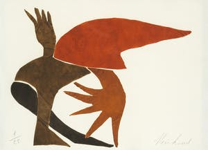 Reinhoud D'Haese - & Italo Calvino, Aquatint (uit zeer kleine oplage!) - Ingelijst kopen? Bied vanaf 1!