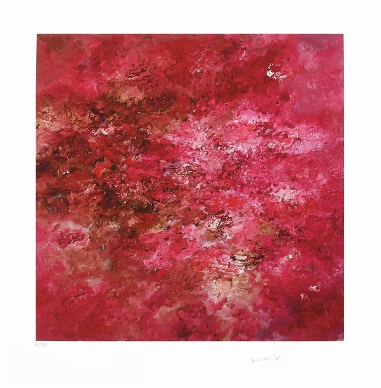 Armando - Handgesigneerde giclée, Rotes Bild verkocht voor € 95!