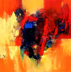Robbert Fortgens - olieverf op doek: abstract kaufen? Bieten Sie von 650!
