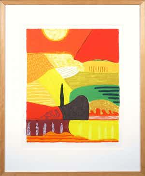 Ronald Boonacker - Toscana IV | Ingelijst verkocht voor € 65!