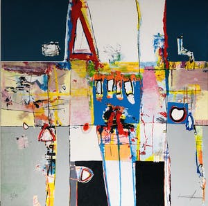 Kantcho Kanev - zonder titel op paneel kopen? Bied vanaf 110!