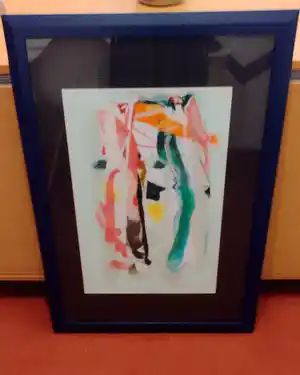 Hans Meyer Petersen - Prachtig abstract werk uit 1994!! verkocht voor € 45!