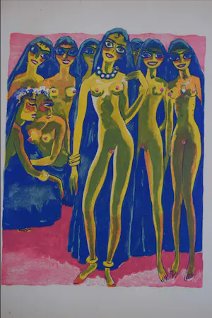 Kees van Dongen - Houtgravure - Les Voiles Blues kopen? Bied vanaf 50!
