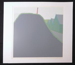 Doris Groeneveld - Zeefdruk, Springtij (Westfriese zeedijk) kopen? Bied vanaf 1!