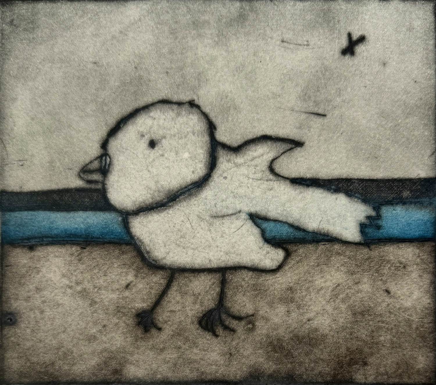 Marjan Smit - handgesigneerde zeefdruk | 'Zonder titel' | 1996 verkocht voor € 10!