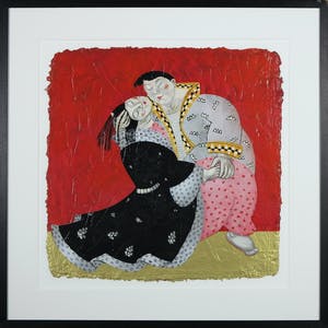 Ada Breedveld - Zeefdruk, Femmes Japonnais VI - Ingelijst kopen? Bied vanaf 50!