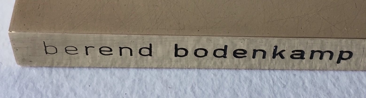 Berend Bodenkamp - ontwerp voor nouvelles images kopen? Bied vanaf 145!
