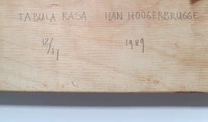 Han Hoogerbrugge - Tabula Rasa | Muurobject kopen? Bied vanaf 80!