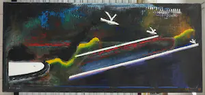 Hannes Postma - Olieverf op doek, Artificial light (Zeer groot) kopen? Bied vanaf 1!