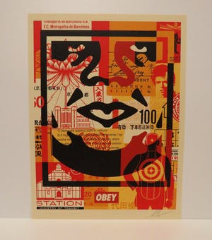 Shepard Fairey - OBEY FACE COLLAGE kopen? Bied vanaf 1!