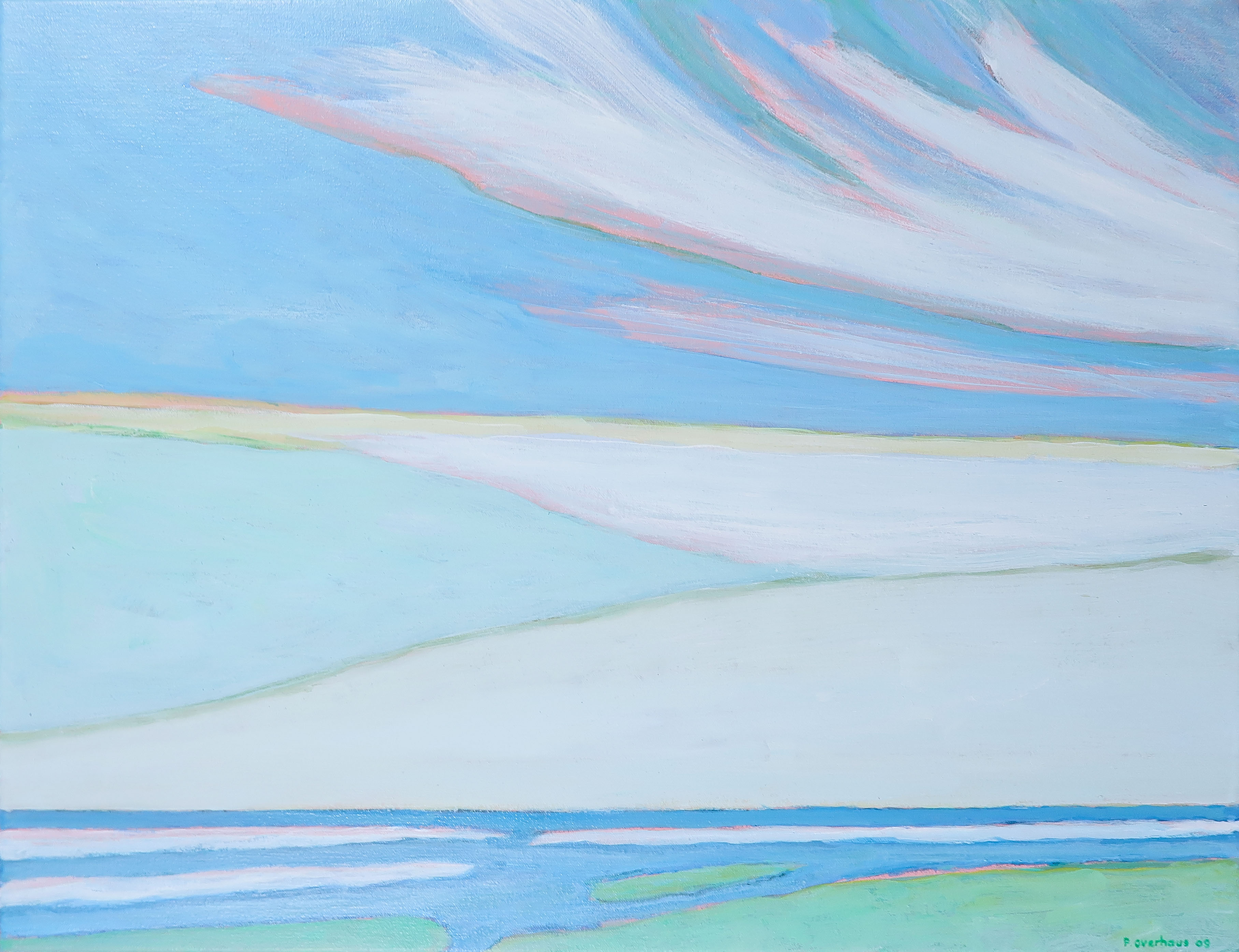 Paul Overhaus - Acryl op doek, Eindig oneindig 4 - Ingelijst kopen? Bied vanaf 70!