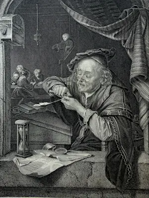 Albert Henry Payne - "The Writing Master" after Gerard Dow kopen? Bied vanaf 45!