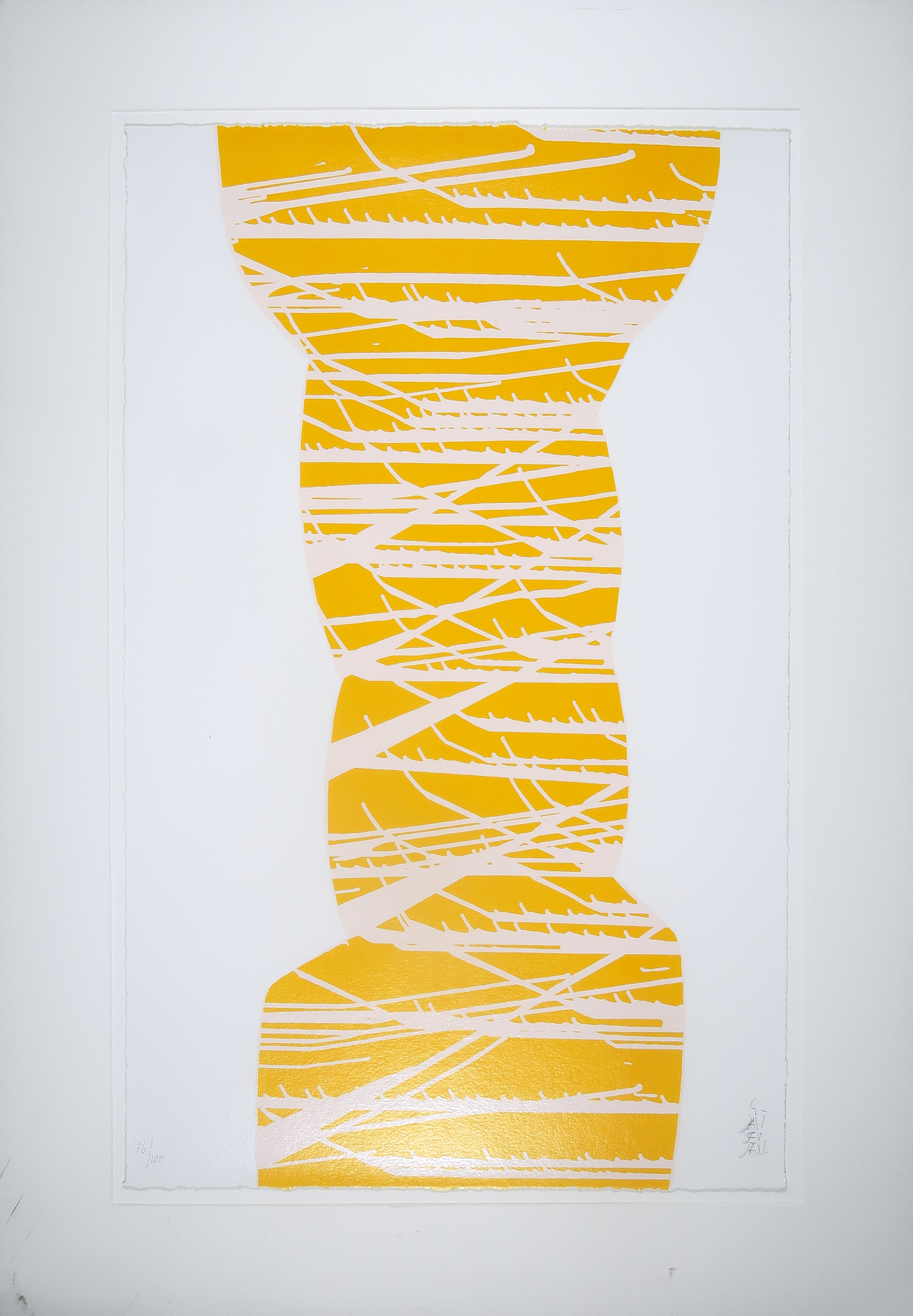 Geert Jan Jansen - Zeefdruk, Desert Tree 01 (Groot) kopen? Bied vanaf 50!