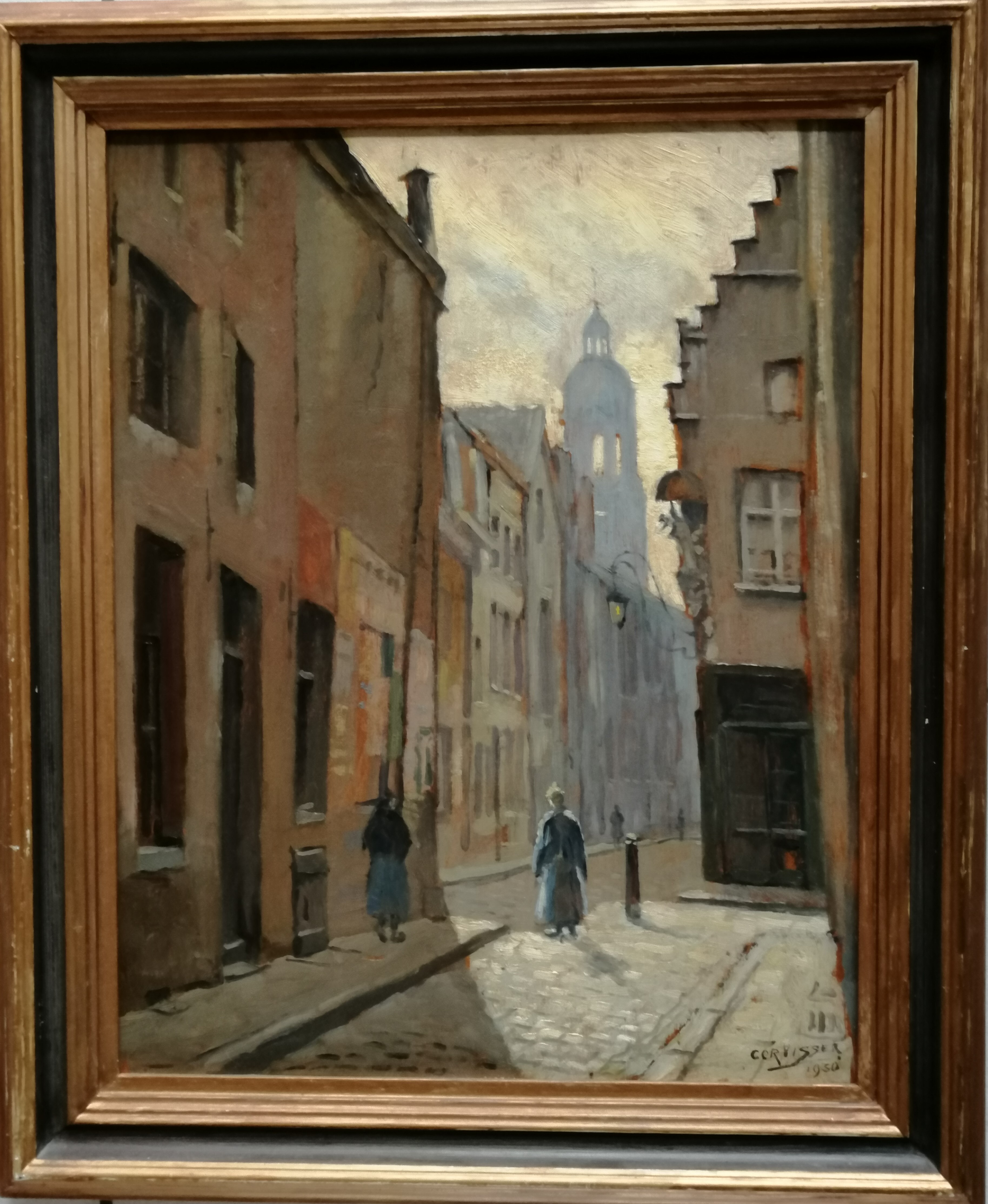 Cor Visser - Vrijdagmarktstraatjes te Antwerpen kopen? Bied vanaf 250!