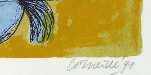 Corneille - Zeefdruk, Promenade B - Ingelijst kopen? Bied vanaf 150!