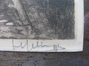 Han Jelinger - stadsgezicht (Maastricht?) kopen? Bied vanaf 60!