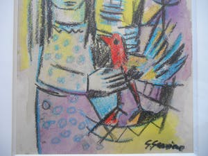 Gérard Grassère - Vrouw met kalkoen kopen? Bied vanaf 40!