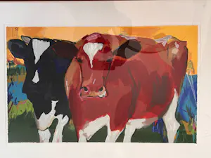 Gerda Elfring - Koeien - Limited edition 7/95 kopen? Bied vanaf 75!