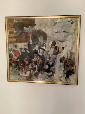 Lei Molin - abstrakt, veelkleurig olieverfschilderij kopen? Bied vanaf 399!