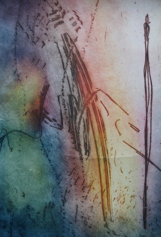 Ad Arma - Laatste x! Ad Arma - "De vrouw van je hart" - zeer grote ets - oplage: 70 ex. kopen? Bied vanaf 1!