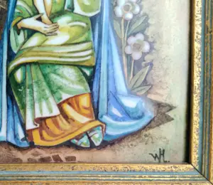 Niet of onleesbaar gesigneerd - Madonna in emaille kopen? Bied vanaf 1!