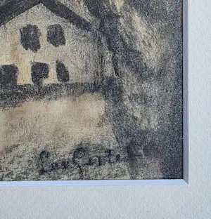 Leo Gestel - Dorpsgezicht in heuvellandschap kopen? Bied vanaf 525!