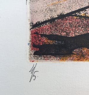 Willem Snitker - Abstracte compositie, aquatint ets (zeer kleine oplage) kopen? Bied vanaf 45!