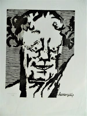 Herman Gordijn - zelfportret kopen? Bied vanaf 65!