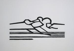 Paul Overhaus - Houtsnede op papier, N02 - 84 kopen? Bied vanaf 1!