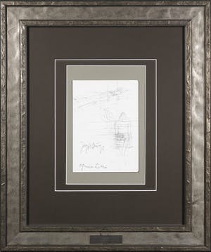 Joseph Beuys - Zeldzame granolitho, Zonder titel - Ingelijst kopen? Bied vanaf 1!