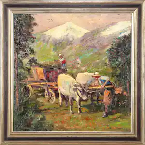 Jacobus Doeser - Indonesisch landschap verkocht voor € 330!