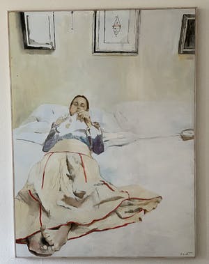 Jacques Turk - Vrouw op bed kopen? Bied vanaf 750!