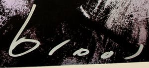 Herman Brood - grote zeefdruk: man met hond kopen? Bied vanaf 450!