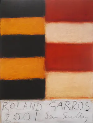 Sean Scully - Kleurenoffset. Affiche: ROLAND GARROS 2001 kaufen? Bieten Sie von 51!
