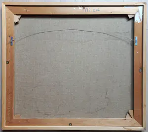 Bob Immink - Haven van Volendam, olieverf op doek (netjes ingelijst) kopen? Bied vanaf 295!