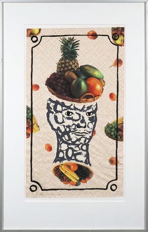 C.A. Wertheim - Zeefdruk, Zelfportret - Ingelijst kopen? Bied vanaf 20!