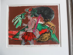 Corneille - Litho, Une journeé d'eté - Ingelijst kopen? Bied vanaf 250!