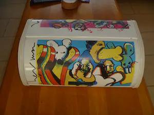 Herman Brood - voor Brabantia- broodtrommel met illustraties kopen? Bied vanaf 50!