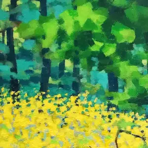 Willem Visser - Bosgezicht (voorjaar) kopen? Bied vanaf 185!