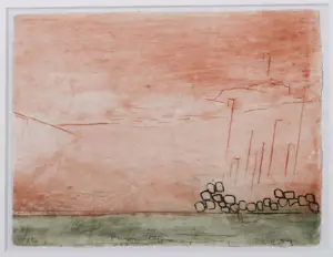 Buy Jan Montyn - Ets, Lot van vier abstracte etsen - Ingelijst? Bid from 150!