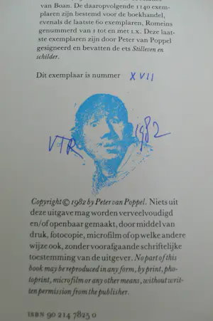 Peter van Poppel - Groot atelier, genummerd en gesigneerd, met ets en brief kopen? Bied vanaf 50!