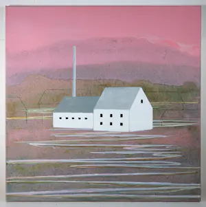 Myra de Vries - Acryl op doek, Midlands * 14 kopen? Bied vanaf 150!