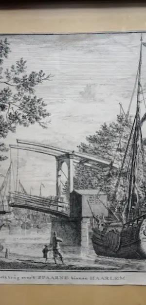 Johannes Swertner - Gesigt bij de Melkbrug over 't Spaarne binnen Haarlem. kopen? Bied vanaf 190!