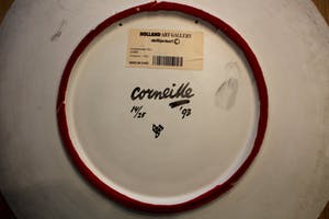 Corneille - Aardewerken schaal, l'Arbre Rouge (Zeer Groot!) kopen? Bied vanaf 995!