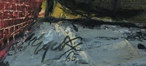 Charles Eyck - Olieverf op board, Landschap met klooster - Ingelijst kopen? Bied vanaf 1500!