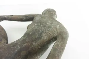 Francine Van Mieghem - Sculptuur van brons, Liggend naakt + boek! kopen? Bied vanaf 500!