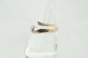 66 - Vintage14krt gouden solitair ring met ca 0.15ct roos geslepen diamant kopen? Bied vanaf 120!