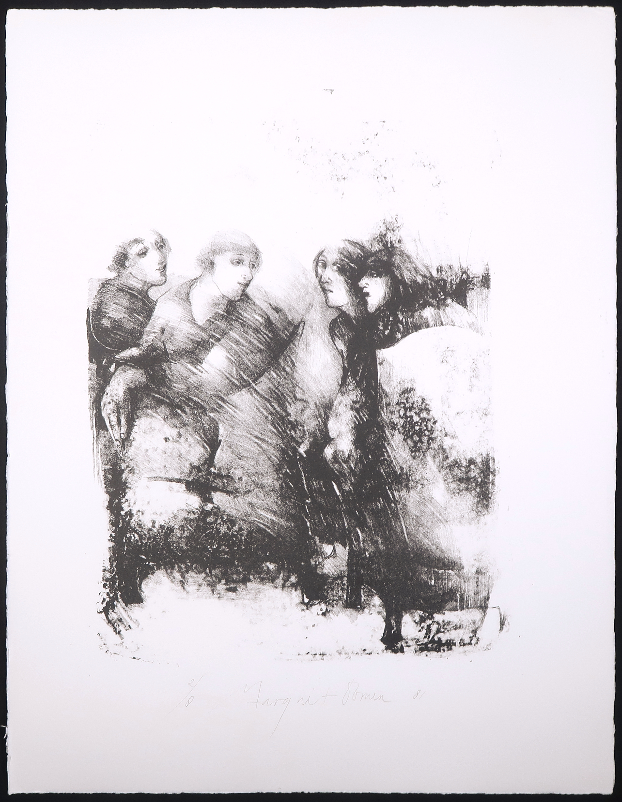 Margriet Oomen - Litho, Zonder titel kopen? Bied vanaf 1!