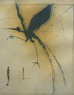 Ronald Tolman - handgesigneerde kleurenets | 'Zonder titel' | 1995 (INGELIJST) kopen? Bied vanaf 120!