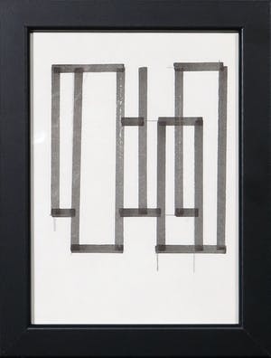 AcheterSiep van den Berg - Lot van twee abstracte composities - Ingelijst? Enchérissez de 35!